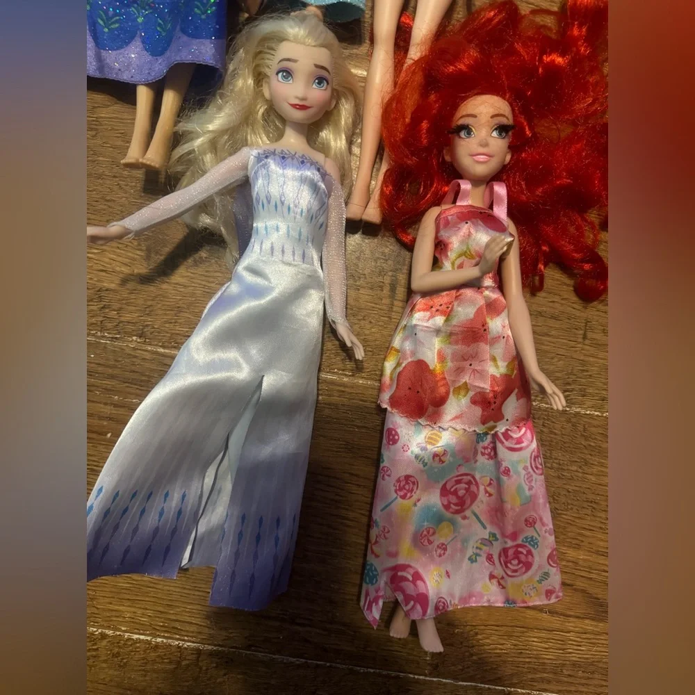 Disney Barbie doll lot of 5 dolls